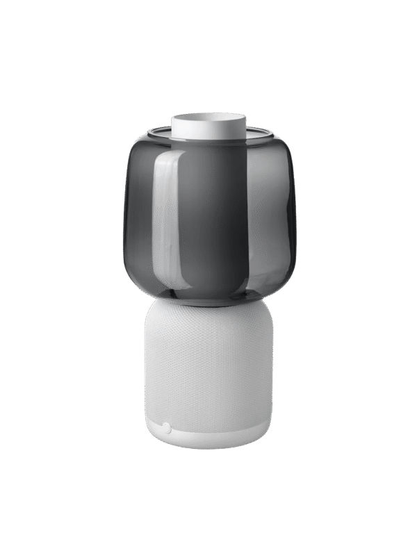 Sonos speaker lamp, glass shade